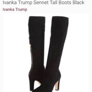Ivanka Trump faux suede tall boot